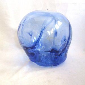 PETER BRAMHALL WITCH GLOBE BALL BLOWN Art Glass